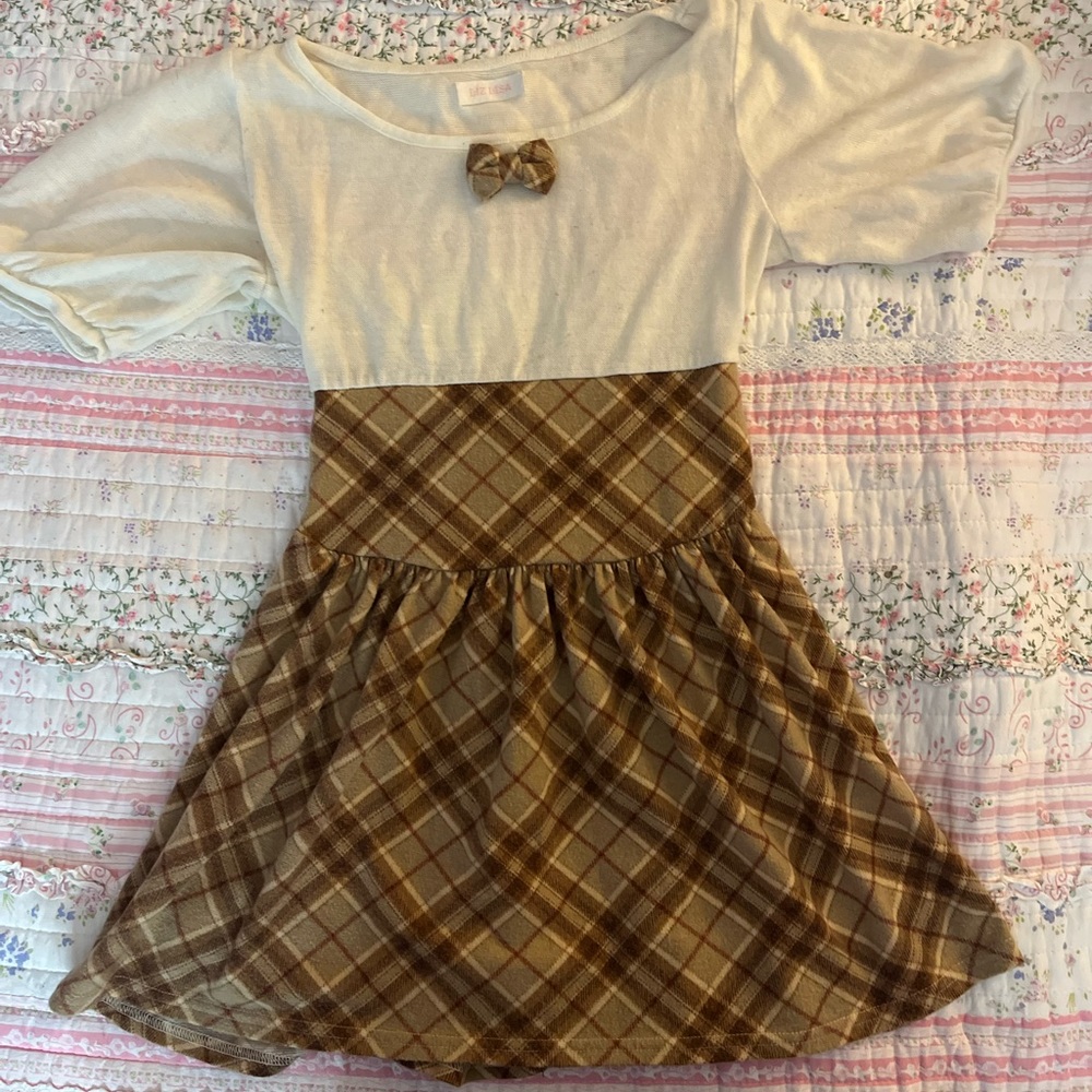 ✅ 【SOLD】 ✅ 
 Liz Lisa Brown Plaid Winter Dress